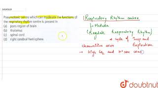 Pneumotaxic centre which can moderate the funcations of the repiratory rhythm centre is present in [upl. by Slack]