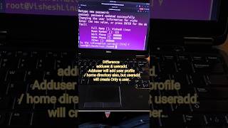 Difference adduser useradd Linux ubuntu shortsviral shortvideo shorts viral song songs [upl. by Egap]