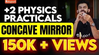 Plus Two Physics Practicals  Concave Mirror  Eduport Plus Two [upl. by Imena]