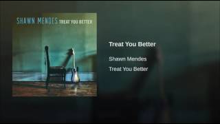 Shawn Mendes  Treat You Better Audio [upl. by Fuller]