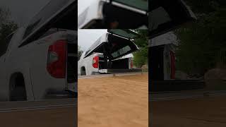 How to remove your truck cap solo 😂🤘 leer truck tundra toyota truckcap [upl. by Noswad]