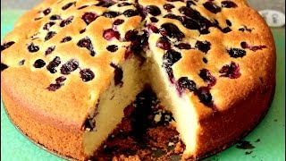 How to make a simple Blueberry Cake  HappyFoods [upl. by Arriaes]