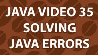 Java Video Tutorial 35 [upl. by Addis]