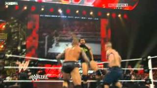 john cena saves randy orton from nexus latest 1422011 [upl. by Roxie]