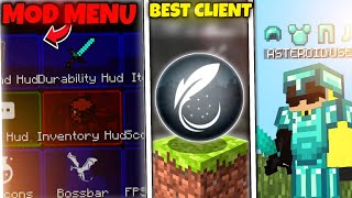 Top 5 Best PVP Client For Minecraft Pe 121  LAG FIX Client for MCPE [upl. by Little352]