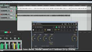 Quick tone demo Friedman Dirty Shirley [upl. by Cornelle441]