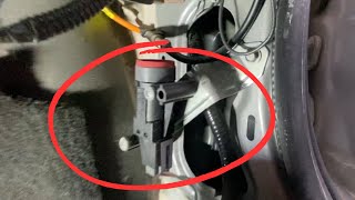 Ford Escape 20082012 inertia fuel cutoff switch location [upl. by Kcoj]