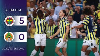 Fenerbahçe 50 Corendon Alanyaspor  7 Hafta  202223 [upl. by Zaob172]