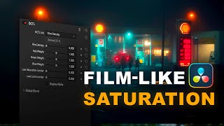 FilmLike Saturation for FREE  DaVinci Resolve 18 Film Density DCTL [upl. by Thais658]