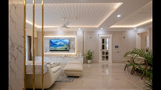 Salarpuria Sattva Greenage 4BHK Luxury Home Interior Design  European Theme  Aishwarya Interiors [upl. by Uliram]