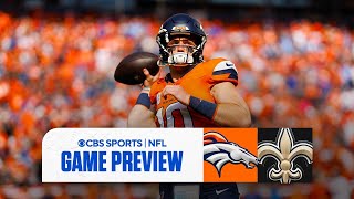 NFL Week 7 Thursday Night Football Broncos at Saints  Full Game PREVIEW [upl. by Claus]