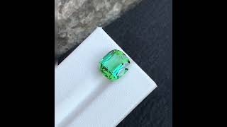 Natural Bluish Green Tourmaline Cushion Cut 710 Carats [upl. by Federico]