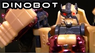 Beast Wars TRANSMETAL 2 DINOBOT Transformers Figure Review [upl. by Nagyam]