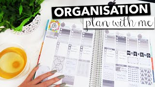 Organisation Plan With Me  Erin Condren Printable Stickers [upl. by Gina969]