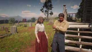 Arthur Meets The Beautiful Hony Girl in Rhodes During Mission  Red Dead Redemption 2 [upl. by Fuller919]