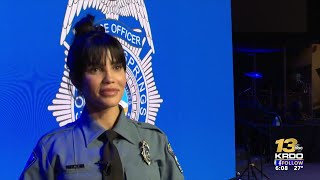 Former model mother of 4 among newest Colorado Springs police officers [upl. by Burlie]