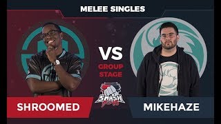 Shroomed vs MikeHaze  Melee Singles Group B  Smash Summit 5 [upl. by Zizaludba]