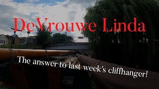 Unedited footage of a Dutch Barge gunning it under a Road Bridge [upl. by Wendi274]