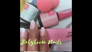 Babyboom Op Mijn Eigen Nagels  met pink gellac ♥ Diamantnails [upl. by Amaris]