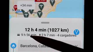 ABRP A Better Route Planner Tutorial APP comparando el Tesla model3 y otros coches eléctricos [upl. by Routh285]