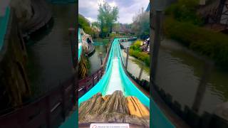 Tiroler Wildwasserbahn Splash Alpenexpress Enzian Freddy goes to Europa Park Rust [upl. by Ulund]