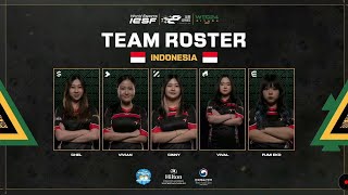 Game 1 IESF MLBB world Championship INDONESIA VS UZBEKISTAN mobilelegends mlbb ml iesf2024 [upl. by Aidiruy565]