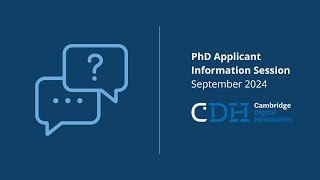 PhD Applicant Information Session  September 2024 [upl. by Armalda544]