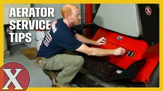 Exmark Aerator Service Tips [upl. by Naj]