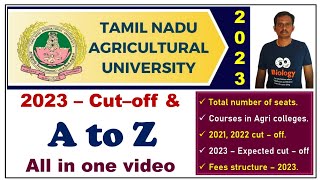 tnau counselling 2023 in tamil  tnau  tnau cut off 2022  bsc agriculture cut off 2022 tamil [upl. by Simona]