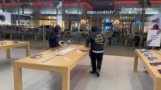 Apple store in Downtown Summerlin targeted by thieves twice in one day [upl. by Tonneson649]