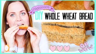 How To Make Whole Wheat Bread  Healthy Easy amp Quick Recipe For Weight Loss [upl. by Sivla5]