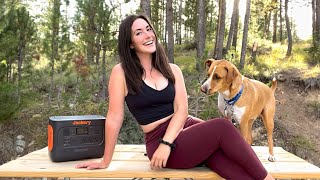 Best power station for camping Jackery 1000 PRO review  discount code [upl. by Dhar]