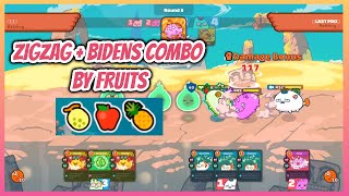 ZIGZAG  BIDENS COMBO BACKLINE PLANT BY FRUITS  AXIE INFINITY SEASON 18 [upl. by Boar]