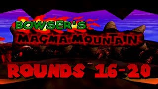 Mario Party  Bowsers Magma Mountain Rounds 1620 [upl. by Lathrope162]