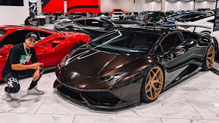 Buying RAREST Lamborghini Huracan I Could Find INSANE FACTORY COLOR [upl. by Anyad]