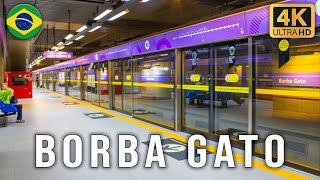 Estação Borba Gato  Movimentação de Trens 54 [upl. by Vale]