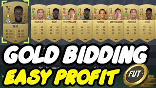 How To Make Coins On Gold Common Player Bidding  FIFA 22 Ultimate Team Best Trading Method [upl. by Leumel]