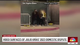 Video surfaces of Julio Urías 2023 domestic dispute [upl. by Isahella]