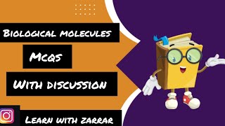 Biology Class 11 Chapter 1 Biological Molecules McqsBiological Molecules Mcqs [upl. by Fantasia828]