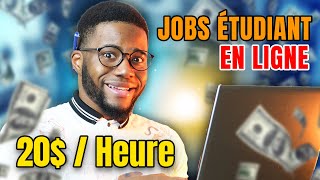 6 meilleurs JOBS ÉTUDIANT EN LIGNE pour ne plus dépendre des parents [upl. by Isma]