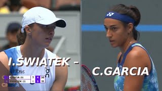 ISwiatek  CGarcia 6102023 China – quarter final [upl. by Enirehs]