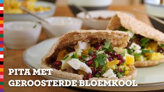 Pita met bloemkool  Gezond recept  Voedingscentrum [upl. by Dianna]