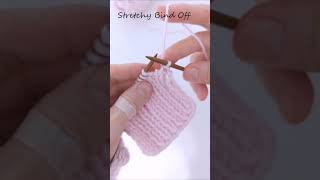 Stretchy Bind Off 1x1 Rib [upl. by Ylatan]