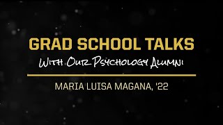 Grad School Talks with Maria [upl. by Missy63]