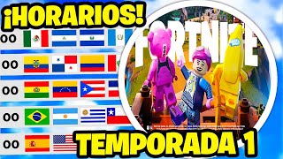 ¿CUÁNDO INICIA el CAPÍTULO 5 de FORTNITE❓⏰ HORARIOS de FORTNITE CAPÍTULO 5 TEMPORADA 1 [upl. by Nitsrek]