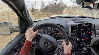 2021 Ram 1500 TRX  POV Street Driving First Impressions [upl. by Heron]