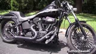 Used 2003 Harley Davidson FXSTB Night Train Motorcycles for sale [upl. by Garlinda359]