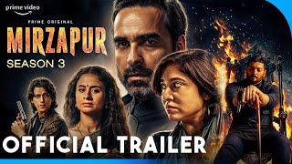 Mirzapur Season 3  Official Trailer  Pankaj Tripathi Ali Fazal Shweta Tripathi Rasika  Concept [upl. by Yniatirb]