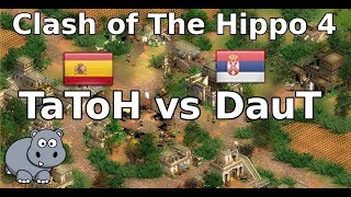 AoE2 COTH4  Quarters  TaToH vs DauT  sick Game1 [upl. by Okramed]