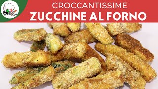 Zucchine al forno croccanti  FoodVlogger [upl. by Ontina996]